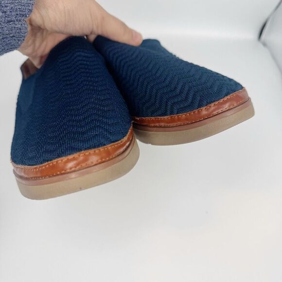 Cobb Hill Shoes Womens 11 Loafers Blue Knit Casual Career Slip On Walking Light - Picture 5 of 7
